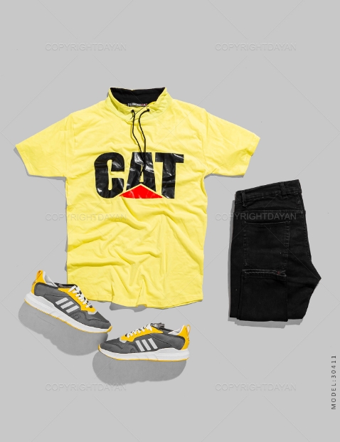 تیشرت مردانه Cat مدل 30411