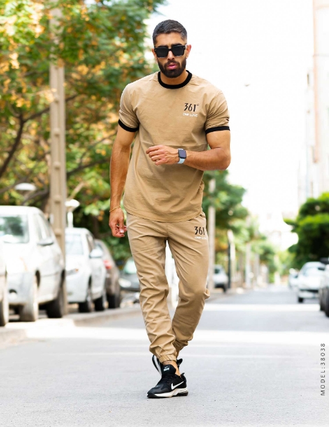 ست تیشرت وشلوار اسپرت361 درجه مدل 38038 - 3