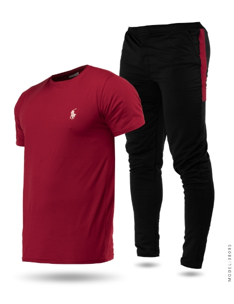 ست تیشرت و شلوار مردانه Polo مدل 38095