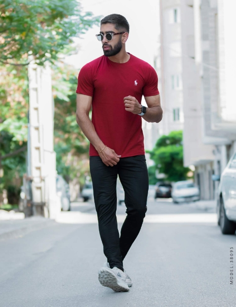 ست تیشرت و شلوار مردانه Polo مدل 38095 - 2