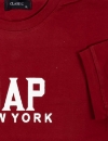 تیشرت مردانه دو رنگ یقه گرد Gap مدل 38105 - 3