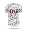 تیشرت مردانه طرحدار یقه گردD&G مدل 38274