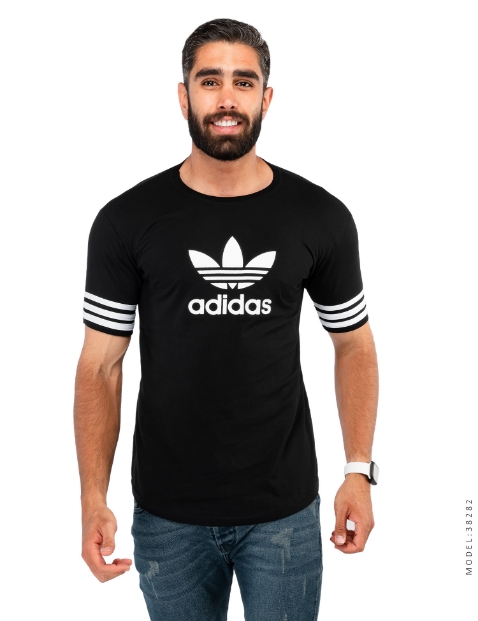 تیشرت مردانه یقه گردAdidas مدل 38282 - 2