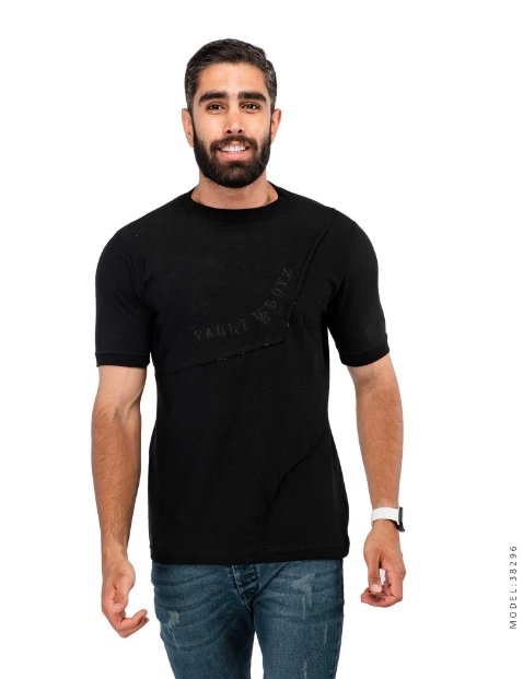 تیشرت مردانه یقه گردZima مدل 38296 - 1