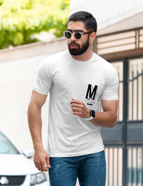 تیشرت مردانه یقه گرد Zima مدل 38307 - 3