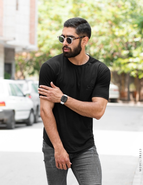 تیشرت مردانه یقه گرد Calvin Klein مدل 38313 - 2