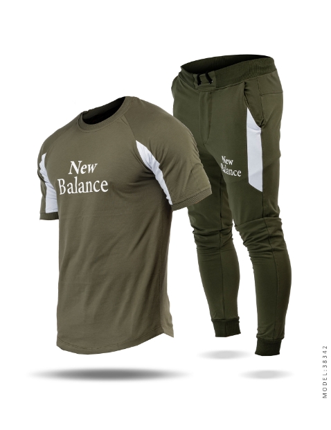 ست تیشرت و شلوار مردانه New Balance مدل 38342