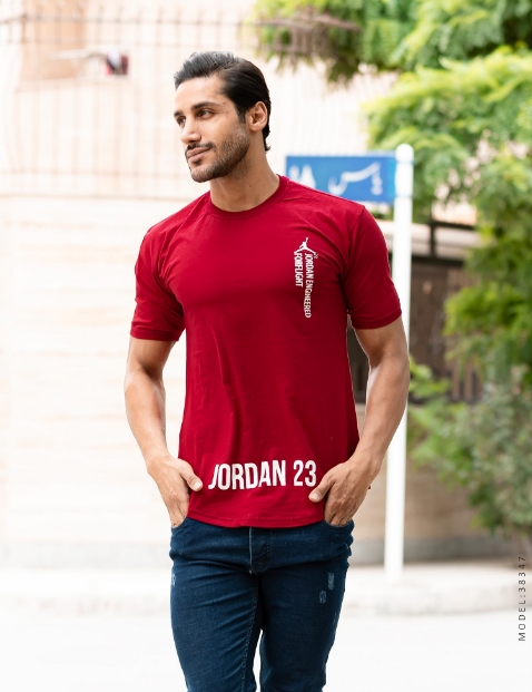 تیشرت مردانه یقه گرد Jordan مدل 38347 - 2