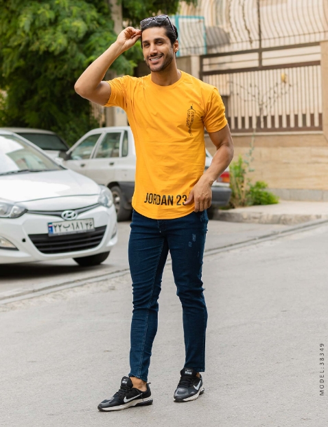 تیشرت مردانه یقه گرد Jordan مدل 38349 - 2
