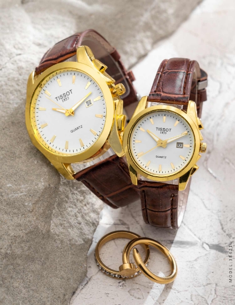 ست ساعت مچی عقربه ای Tissot مدل 38421 - 1
