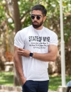 تیشرت مردانه یقه گرد Alma مدل 38445 - 3
