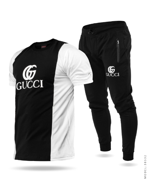ست تیشرت و شلوار مردانه Gucci مدل 38532
