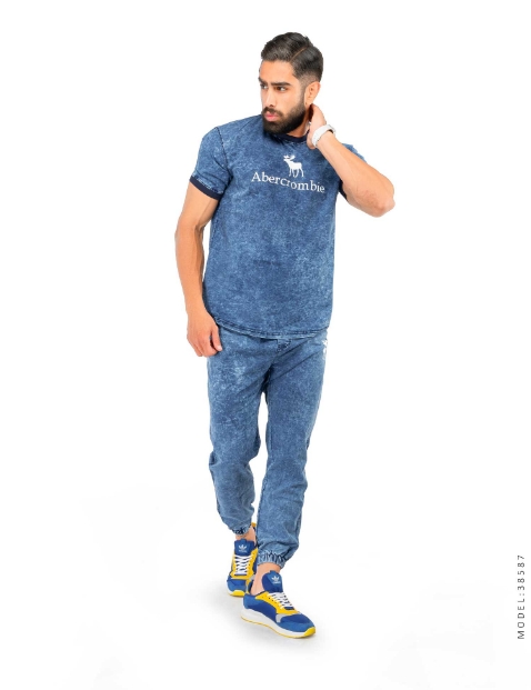 ست تیشرت و شلوار اسپرت لی Abercrombie & Fitch مدل 38587 - 1