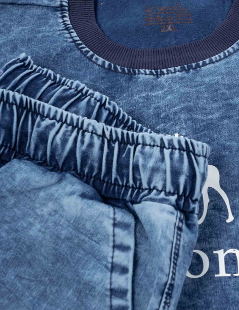ست تیشرت و شلوار اسپرت لی Abercrombie & Fitch مدل 38587 - 2