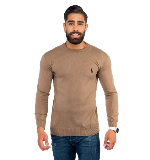 بافت مردانه ساده یقه گرد Polo مدل 38590