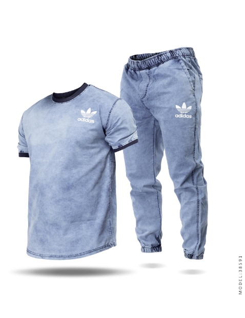 ست تیشرت و شلوار اسپرت لی Adidas مدل 38591