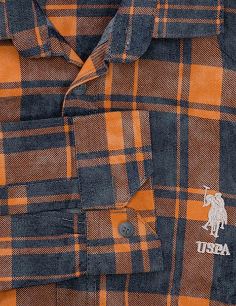 پیراهن مردانه چهارخانه Polo مدل 38996 - 2