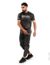 ست تیشرت و شلوار اسپرت لی Boss مدل 39010